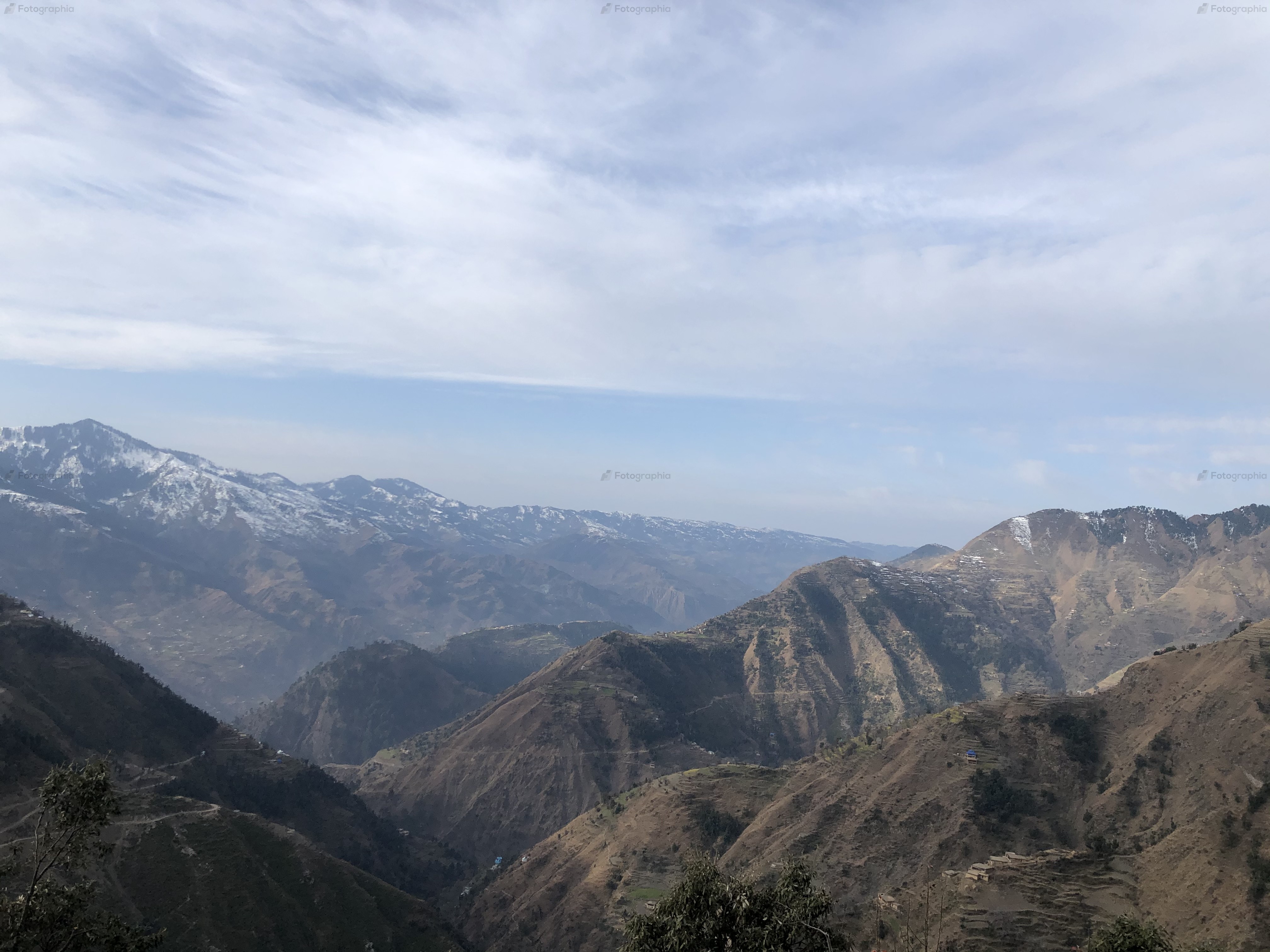 Mountain valley view
